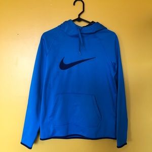 blue nike hoodie
